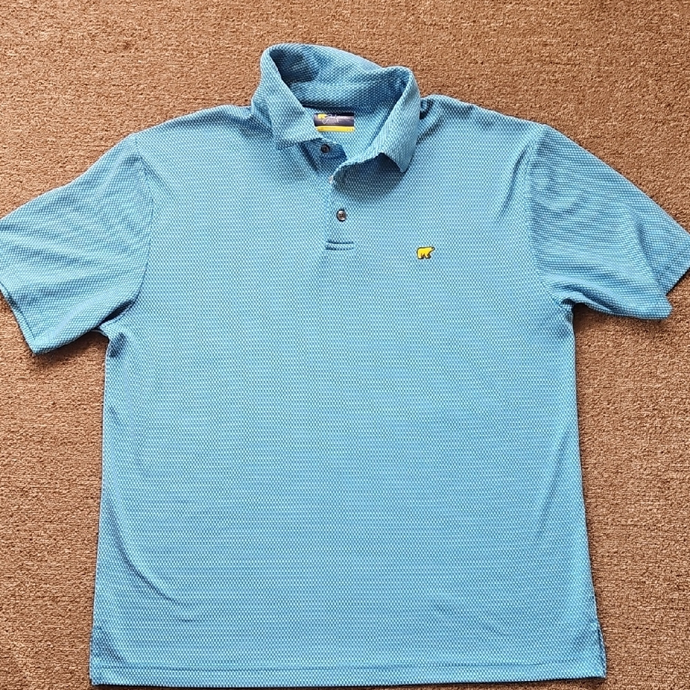 Light Blue Polo Shirt with Embroidered Logo